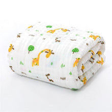 Load image into Gallery viewer, Baby Super Soft Cotton 6 Layer Blister Fabric Multi Design Muslin Swaddle Wrap Blankets freeshipping - Tyche Ace
