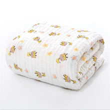 Load image into Gallery viewer, Baby Super Soft Cotton 6 Layer Blister Fabric Multi Design Muslin Swaddle Wrap Blankets freeshipping - Tyche Ace
