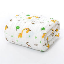 Load image into Gallery viewer, Baby Super Soft Cotton 6 Layer Blister Fabric Multi Design Muslin Swaddle Wrap Blankets freeshipping - Tyche Ace
