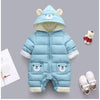 Baby Unisex Winter Thick Hooded Cute Panda Cartoon Romper freeshipping - Tyche Ace