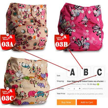 Load image into Gallery viewer, Baby Washable Reusable Cloth Pocket Nappy Diapers freeshipping - Tyche Ace

