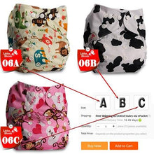 Load image into Gallery viewer, Baby Washable Reusable Cloth Pocket Nappy Diapers freeshipping - Tyche Ace
