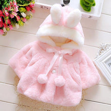 Load image into Gallery viewer, Baby Winter Warm Fleece Synthetic Fur Cloak Jacket freeshipping - Tyche Ace
