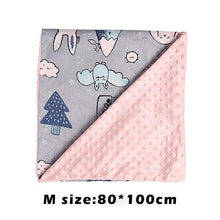 Load image into Gallery viewer, Baby/Kids Cartoon  Bamboo Cotton Embossed Bubble Flannel Swaddle Wrap Blanket freeshipping - Tyche Ace
