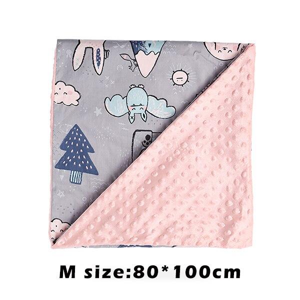 Baby/Kids Cartoon  Bamboo Cotton Embossed Bubble Flannel Swaddle Wrap Blanket freeshipping - Tyche Ace