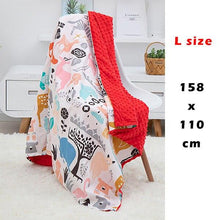 Load image into Gallery viewer, Baby/Kids Cartoon  Bamboo Cotton Embossed Bubble Flannel Swaddle Wrap Blanket freeshipping - Tyche Ace
