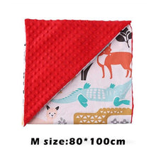 Load image into Gallery viewer, Baby/Kids Cartoon  Bamboo Cotton Embossed Bubble Flannel Swaddle Wrap Blanket freeshipping - Tyche Ace
