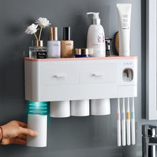 Load image into Gallery viewer, Bathroom Accessories Toothbrush Holder Automatic Toothpaste Dispenser Sets freeshipping - Tyche Ace
