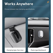 Load image into Gallery viewer, Car Sunglasses Organiser Holder- Clamp/Paste On freeshipping - Tyche Ace
