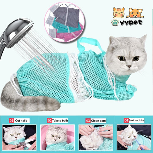 Cat Mash Polyester Shower Grooming Bag freeshipping - Tyche Ace