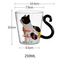 Load image into Gallery viewer, Cat Tail Handle Mug &amp; Stainless Spoon freeshipping - Tyche Ace
