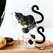 Load image into Gallery viewer, Cat Tail Handle Mug &amp; Stainless Spoon freeshipping - Tyche Ace
