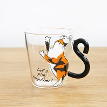 Load image into Gallery viewer, Cat Tail Handle Mug &amp; Stainless Spoon freeshipping - Tyche Ace
