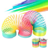 Children Early Development Rainbow Magic Bounce Plastic Coil Folding Toys freeshipping - Tyche Ace
