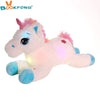 Colorful LED Unicorn Plush Stuffed Glowing Light Up Toy freeshipping - Tyche Ace