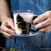 Contemporary Black Cat Shape Image Glass Coffee Mug freeshipping - Tyche Ace