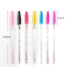 Load image into Gallery viewer, Disposable Crystal Diamond Handle Eyelash Makeup Mascara Wands freeshipping - Tyche Ace
