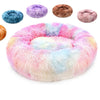 Dog Cat Super Soft Round Velvet Washable Long Plush  Best Pet Dog Bed freeshipping - Tyche Ace