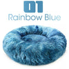 Dog Cat Super Soft Round Velvet Washable Long Plush  Best Pet Dog Bed freeshipping - Tyche Ace