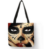 Eco Linen Crane Skull Tattoo Art Tote Shopping/Storage Bag freeshipping - Tyche Ace