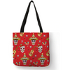 Eco Linen Crane Skull Tattoo Art Tote Shopping/Storage Bag freeshipping - Tyche Ace