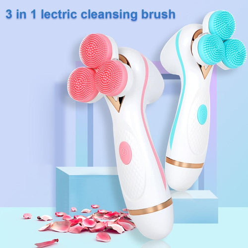 Electric Waterproof Silicone Cleansing Rotating Blackhead Acne Remover freeshipping - Tyche Ace