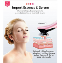 Load image into Gallery viewer, EMS  Warm and Cool LED Light Therapy Sonic Vibration Wrinkle Removal Skin Tightening Device freeshipping - Tyche Ace
