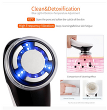 Load image into Gallery viewer, EMS  Warm and Cool LED Light Therapy Sonic Vibration Wrinkle Removal Skin Tightening Device freeshipping - Tyche Ace
