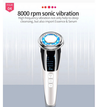 Load image into Gallery viewer, EMS  Warm and Cool LED Light Therapy Sonic Vibration Wrinkle Removal Skin Tightening Device freeshipping - Tyche Ace
