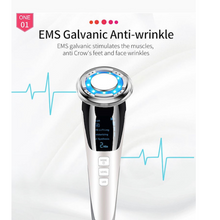 Load image into Gallery viewer, EMS  Warm and Cool LED Light Therapy Sonic Vibration Wrinkle Removal Skin Tightening Device freeshipping - Tyche Ace
