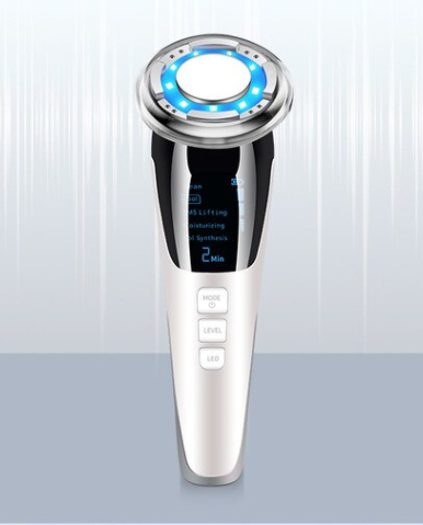 EMS  Warm and Cool LED Light Therapy Sonic Vibration Wrinkle Removal Skin Tightening Device freeshipping - Tyche Ace