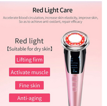 Load image into Gallery viewer, EMS  Warm and Cool LED Light Therapy Sonic Vibration Wrinkle Removal Skin Tightening Device freeshipping - Tyche Ace
