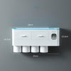 Magnetic Automatic Toothbrush Bathroom Accessories Holder & Toothpaste Dispenser