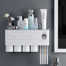 Load image into Gallery viewer, Magnetic Adsorption Toothbrush Holder Automatic Toothpaste  Dispenser - Tyche Ace
