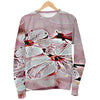 Floral Embosses: Pictorial Cherry Blossoms 01-03 Women's Sweater freeshipping - Tyche Ace