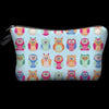 FREE + Shipping -Women  Makeup  Multicolour Pattern Organizer Cosmetic Bag freeshipping - Tyche Ace