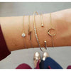 FREE + Shipping Women Multi-layers Colour Beads Sequins Set Bracelets freeshipping - Tyche Ace