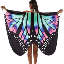 Load image into Gallery viewer, Summer Butterfly Print  Wrap Robe freeshipping - Tyche Ace
