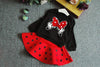 Girls Cartoon Bow Long Sleeve Sweatshirt And Skirt Outfits freeshipping - Tyche Ace