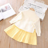 Girls Knitted Cardigan Sweater And Pleated Skirt Set freeshipping - Tyche Ace