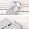 Girls Soft Cotton Big Bow Lace Knee High Long Socks freeshipping - Tyche Ace