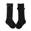 Girls Soft Cotton Big Bow Lace Knee High Long Socks freeshipping - Tyche Ace