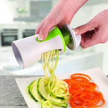 Load image into Gallery viewer, Hand held Stainless Steel Portable Spiraliser Vegetable Slicer Peeler freeshipping - Tyche Ace
