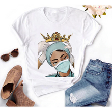 Load image into Gallery viewer, Hero Cropped T Nurse T Shirt female plus size tops freeshipping - Tyche Ace
