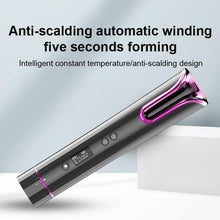 Load image into Gallery viewer, Intelligent Anti-Scalding Ceramic Wireless USB Charge Curling Iron freeshipping - Tyche Ace
