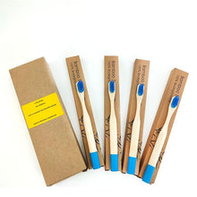 Load image into Gallery viewer, Kids Biodegradable Colourful Natural Bamboo Wood Soft Bristles freeshipping - Tyche Ace
