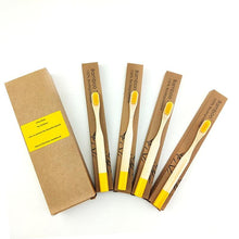 Load image into Gallery viewer, Kids Biodegradable Colourful Natural Bamboo Wood Soft Bristles freeshipping - Tyche Ace
