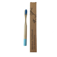 Load image into Gallery viewer, Kids Biodegradable Colourful Natural Bamboo Wood Soft Bristles freeshipping - Tyche Ace
