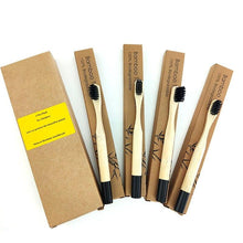 Load image into Gallery viewer, Kids Biodegradable Colourful Natural Bamboo Wood Soft Bristles freeshipping - Tyche Ace
