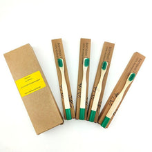 Load image into Gallery viewer, Kids Biodegradable Colourful Natural Bamboo Wood Soft Bristles freeshipping - Tyche Ace
